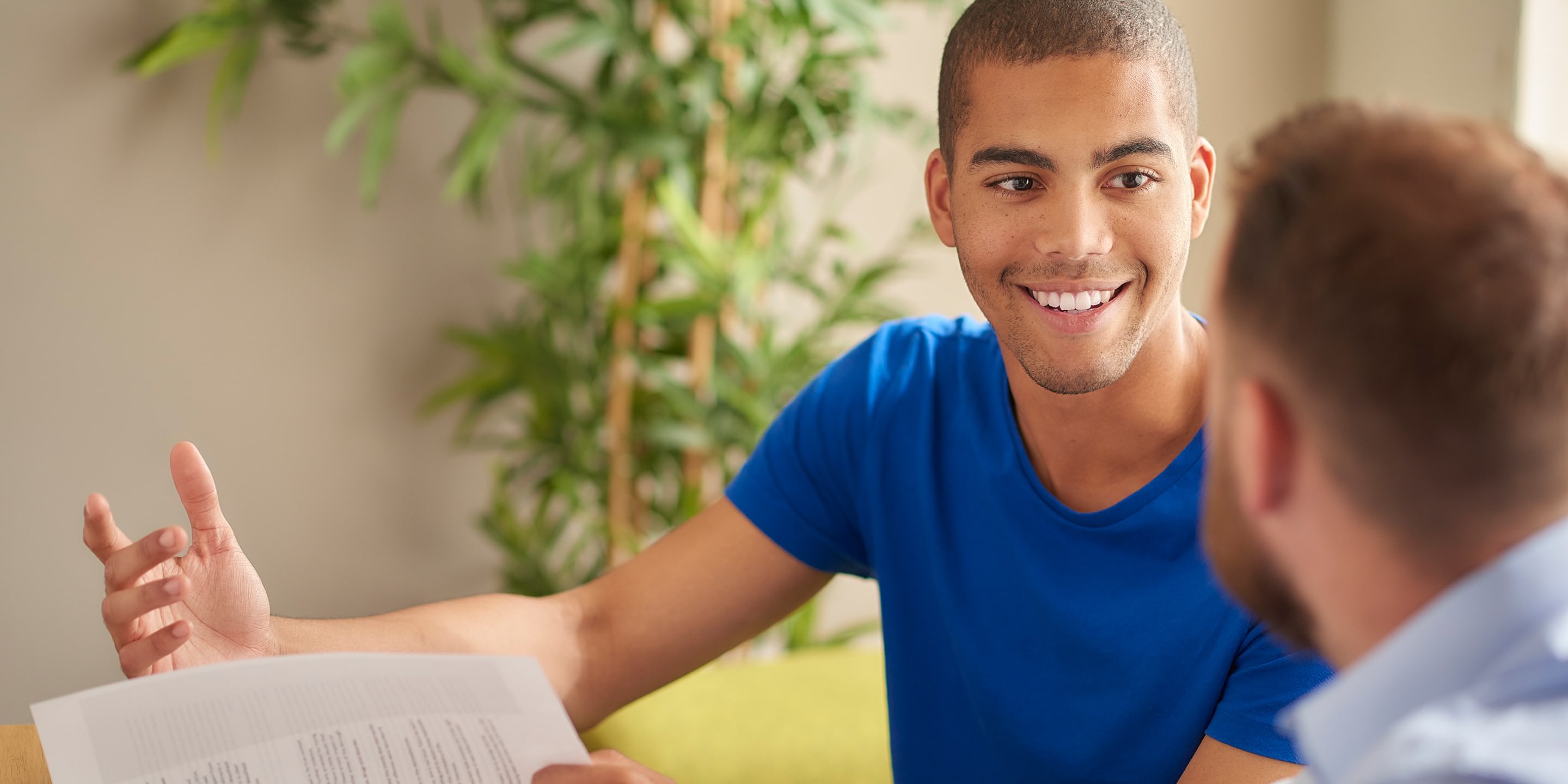 Volunteer and student hold a tutoring session